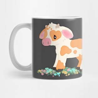 Orange Moo Mug